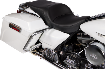 Drag Specialties Freedom Solar Reflective Leather Seat 1997-07 Harley Touring