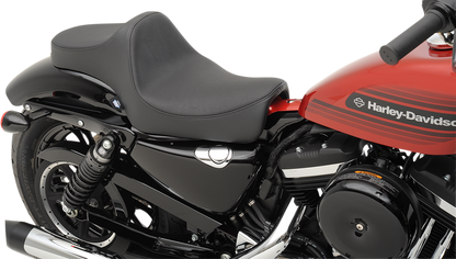 Drag Specialties Black Predator Seat 2004-2022 Harley Sportster Nightster 48 72