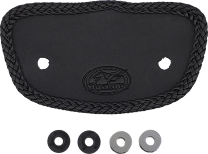 Mustang Wide Solo Seat & Backrest fits 2008-23 Harley Touring Road Street Glide