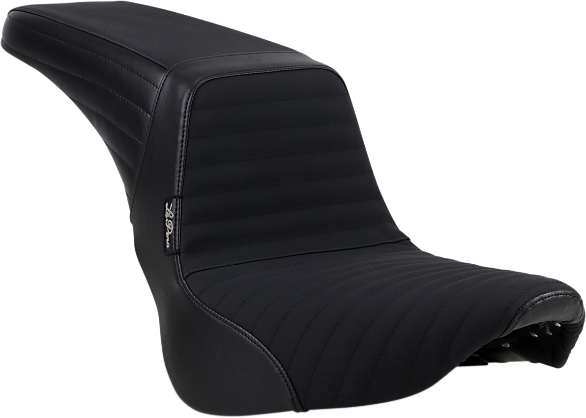 Le Pera Kickflip Gripp Tape 2-Up Motorcycle Seat for 2018-2025 Harley Softail