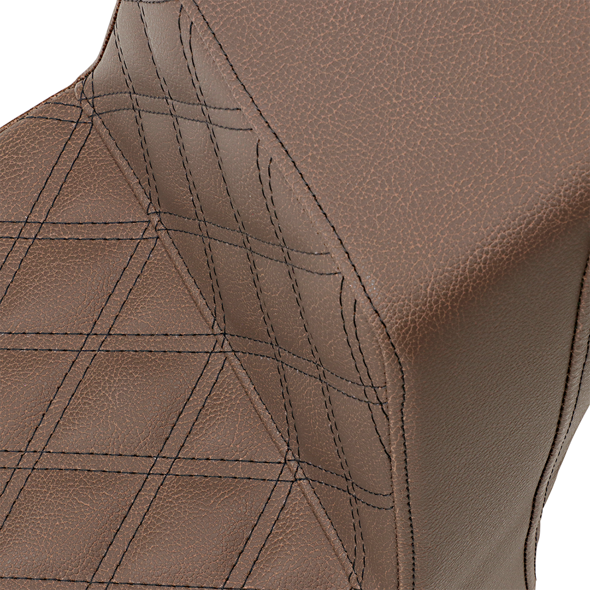 Saddlemen Brown Step Up Front Lattice Gel Seat for 2018-2023 Indian Scout Bobber