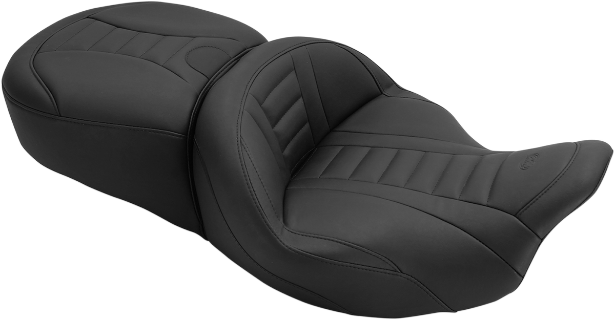 Mustang Deluxe Tour Stitched Seat fits 2008-2024 Harley Davidson Touring 79006