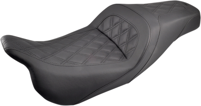 Saddlemen Slim Gel Motorcycle Seat fits 2008-2024 Harley Touring Street Glide