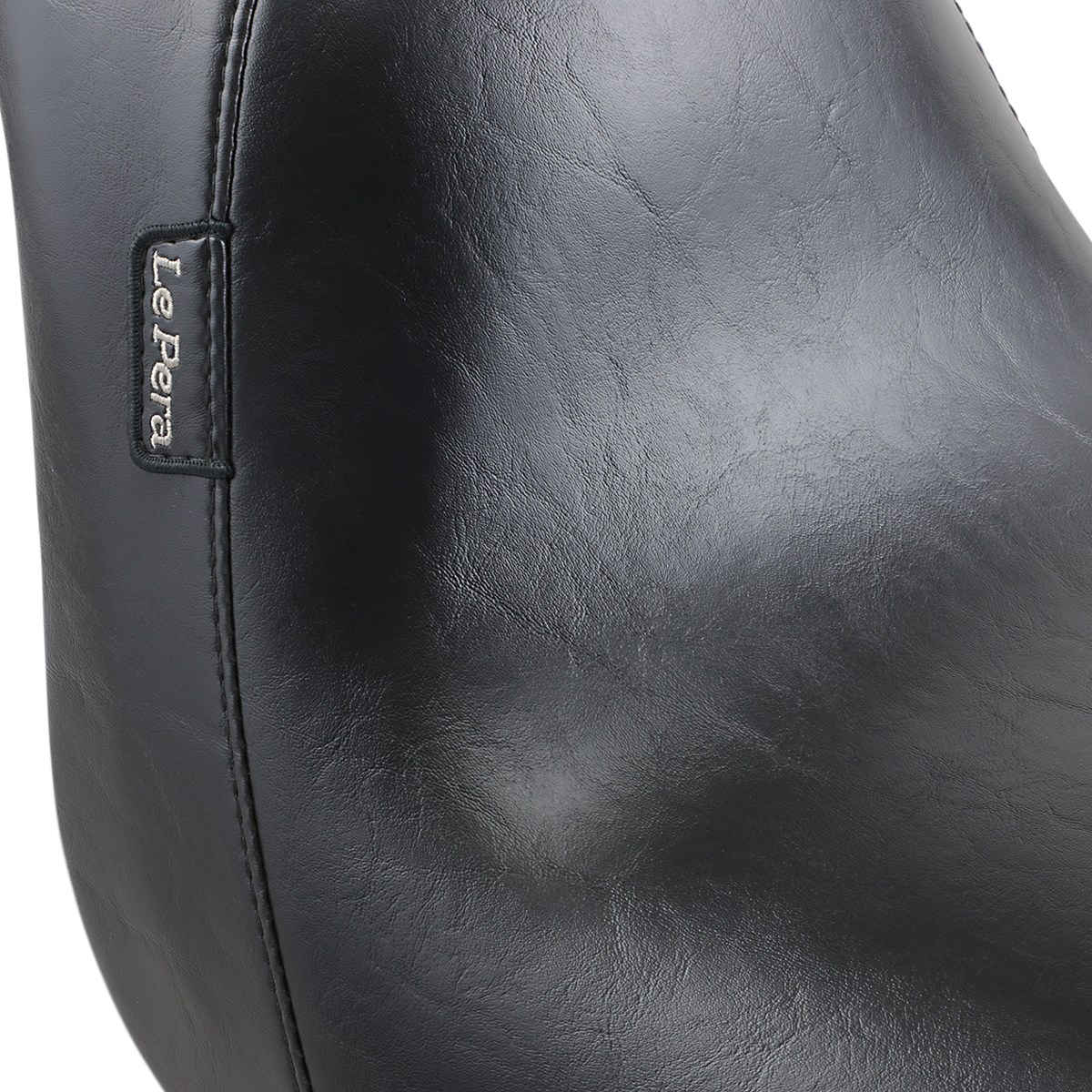 Le Pera Bare Bones Smooth Solo Gel Seat fits 2006-2017 Harley Softail Fat Boy