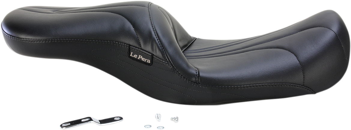 Le Pera Sorrento Seat fits 2008-2024 Harley Touring w/ PYO Bagger Stretched Tank