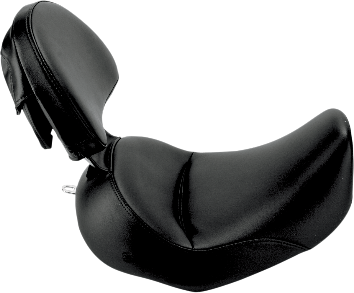 Saddlemen Heels Down Gel Seat w/ Backrest for 2006-2017 Harley Softail Heritage