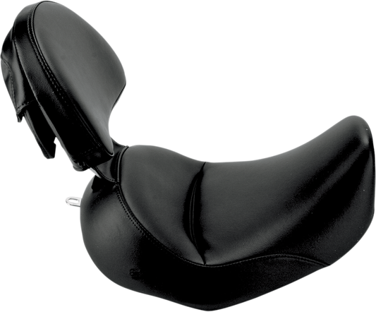 Saddlemen Heels Down Gel Seat w/ Backrest for 2006-2017 Harley Softail Heritage