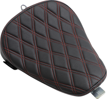 Drag Specialties Bobber Red Double Diamond Solo Seat 2010-2022 Harley Sportster