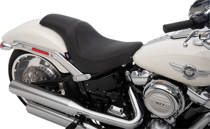 Drag Specialties Smooth Predator Seat for 2018-2023 for Harley Softail Fat Boy