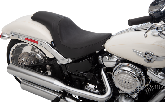 Drag Specialties Smooth Predator Seat for 2018-2023 for Harley Softail Fat Boy