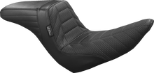 Le Pera Kickflip Track Pleat Seat fits 2018-2026 Harley Softail Low Rider FXLRST