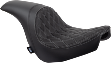 Drag Specialties Predator Silver Diamond Seat 2018-2026 Harley FLSB Low Rider