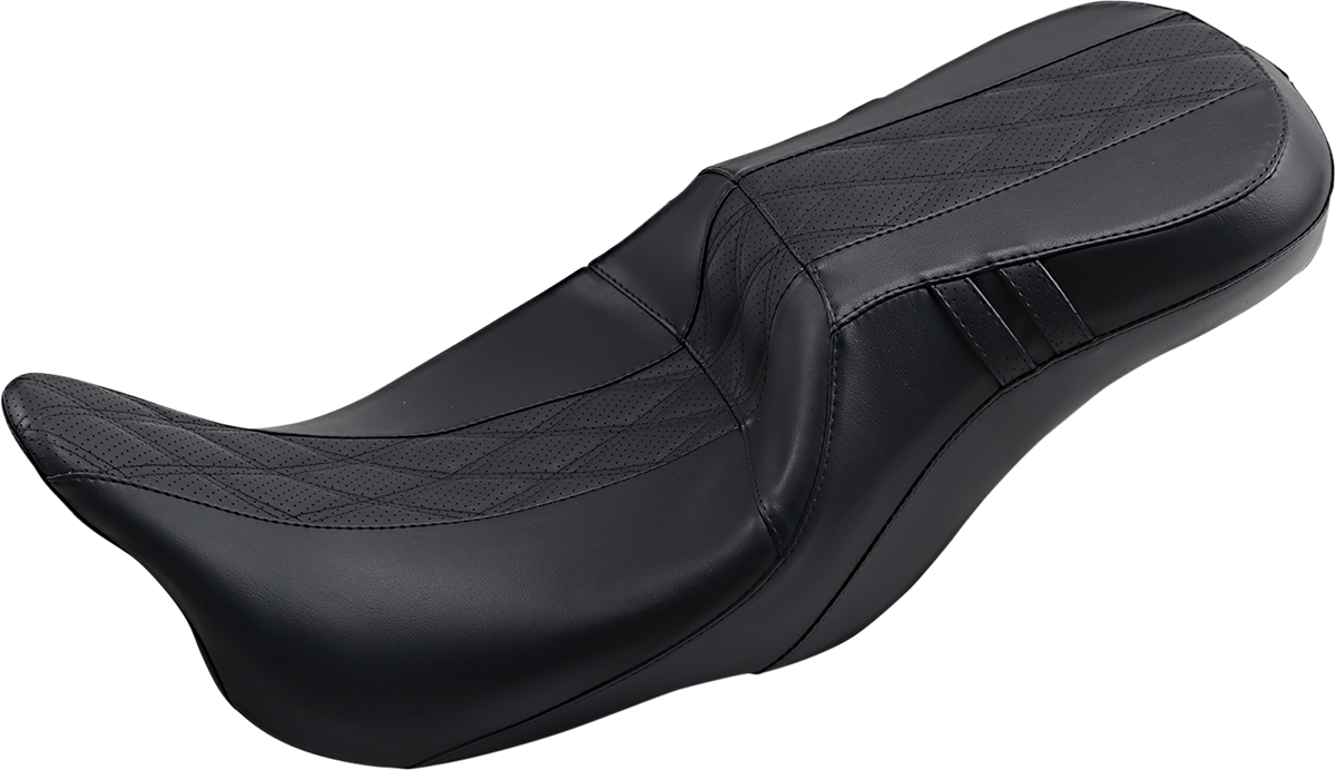 Le Pera Outcast GT Diamond Stitch Seat fits 2008-2024 Harley Touring LK-997GT2