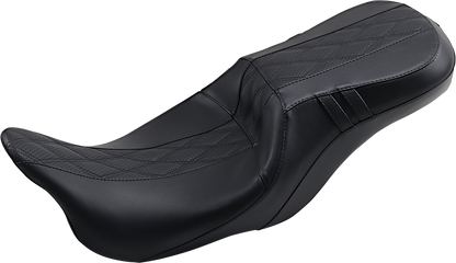 Le Pera Outcast GT Diamond Stitch Seat fits 2008-2024 Harley Touring LK-997GT2