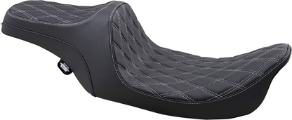 Drag Specialties Diamond Stitch Predator III Seat fits 1997-2007 Harley Touring