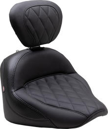 Mustang Touring Diamond Solo Seat & Backrest fits 2022-2023 Indian Chief Bobber
