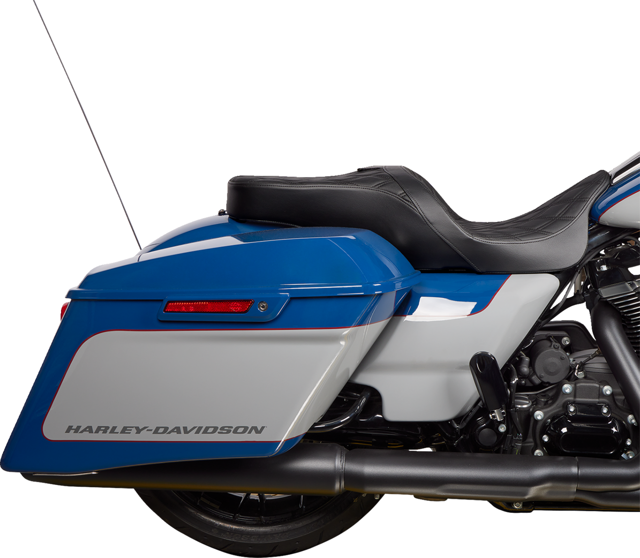 Drag Specialties Freedom Diamond Seat fits 2009-2024 Harley Touring FLHX FLHR