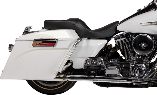 Drag Specialties Freedom Solar Reflective Leather Seat 1997-07 Harley Touring