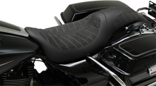 Mustang Kodlin Signature Series Alcantara Seat fits 2008-25 Harley Touring 76292