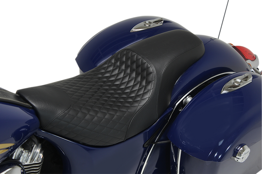 Mustang Shope Tripper Diamond Stitch Seat 2014-2023 Indian Chieftain Dark Horse