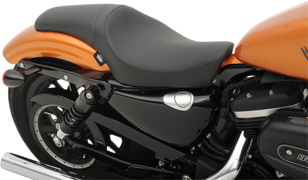 Drag Specialties Black Smooth Predator Seat 2010-2021 Harley Sportster XLL XLT