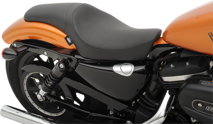 Drag Specialties Black Smooth Predator Seat 2010-2022 Harley Sportster XLL XLT
