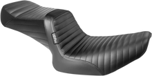 Le Pera Tailwhip Pleated Black 2-Up Seat 1982-1994 Harley FXRC FXRS FXR FXRDG