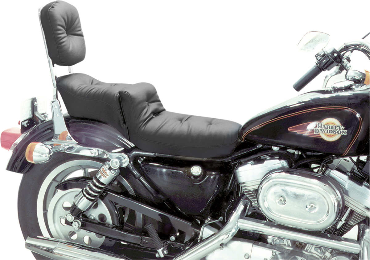 Mustang Regal Duke Vinyl Pillow 2-Up Seat 1996-2003 Harley Sportster 3.3 Gal Tank