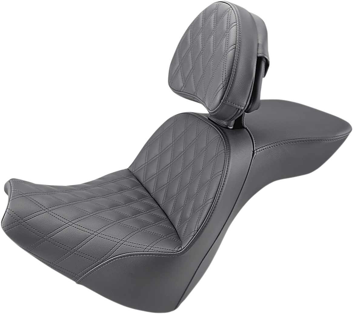 Saddlemen Explorer Lattice Stitch Seat & Backrest for 2018-2021 Harley Breakout