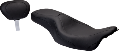 Mustang Wide Tripper Seat & Backrest for 2008-2024 Harley Davidson Touring 79603
