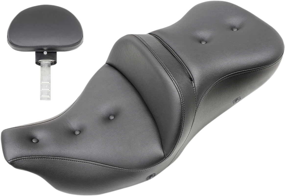 Saddlemen Roadsofa Heated Pillow Seat & Backrest for 2009-2023 Harley Tri Glide