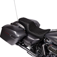 Drag Specialties Predator II Diamond Stitch Seat fits 2008-2025 Harley Touring