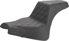 Saddlemen Step-Up Lattice Stitch Seat fits 2018-2023 Harley Softail Fat Bob FXFB