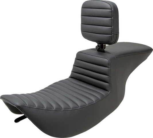 Saddlemen Step Up Tuck n Roll Seat & Backrest for 1997-2007 Harley Touring FLHR