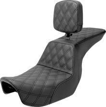 Saddlemen Tour Step Up Gel Seat & Backrest fits 2006-17 Harley Dyna 806-04-195BR