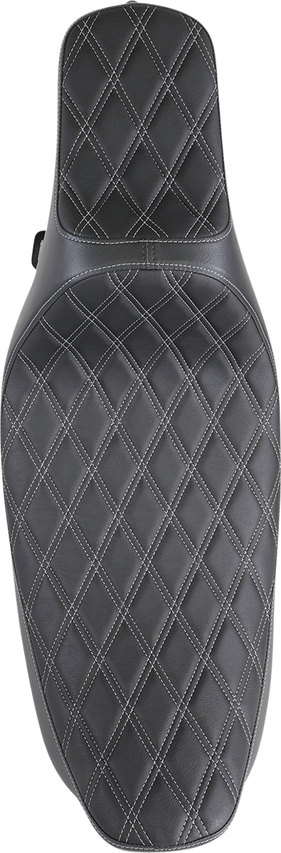 Drag Specialties Predator III Extended Diamond Seat fits 1997-07 Harley Touring