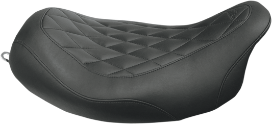 Mustang Wide Tripper Diamond Solo Seat fits 2008-2024 Harley Touring 76694