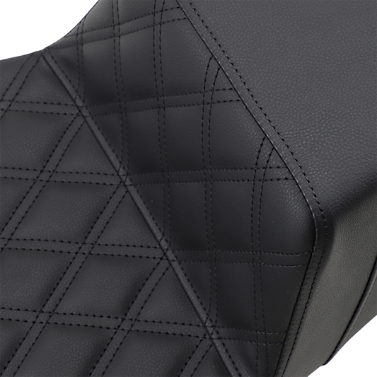 Saddlemen Black Step-Up Extended Reach Seat for 2008-2024 Harley Touring FLHX