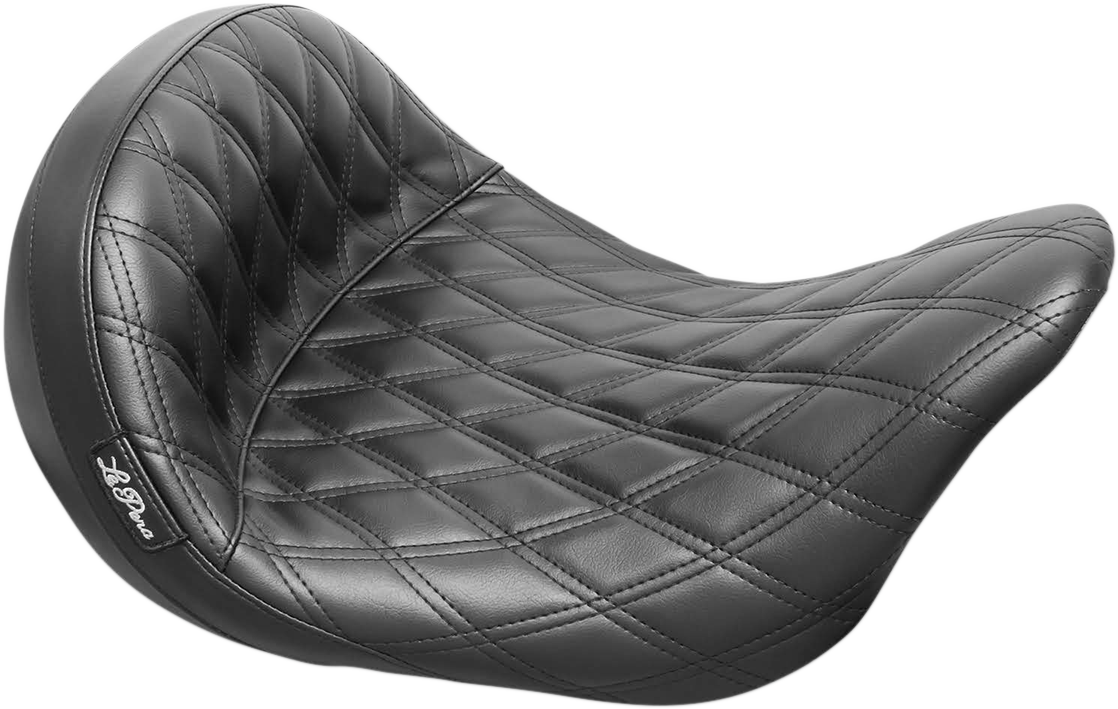 Le Pera Monterey Sport Diamond Solo Seat for 2008-2024 Harley Touring LK-697SPDD