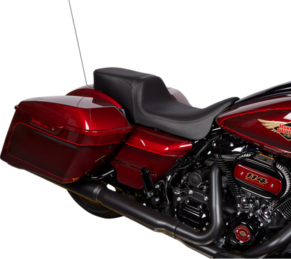 Drag Specialties Predator Solar Leather Seat fits 2008-2024 Harley Touring FLHX