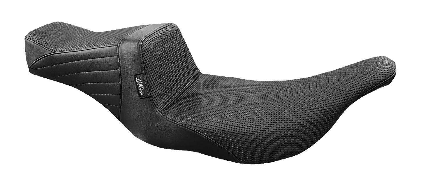 Le Pera Tailwhip Basketweave Seat fits 1997-2007 Harley Electra Road Glide FLHT