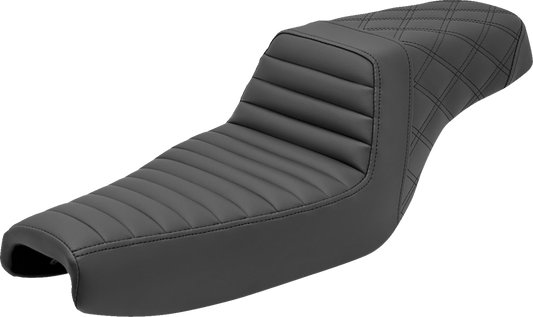 Saddlemen Step-Up Front Tuck-n-Roll Gelcore Seat fits 2004-2022 Harley Sportster