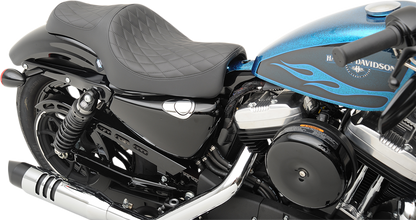 Drag Specialties Caballero Diamond Seat for 2004-2022 Harley Sportster 883 1200