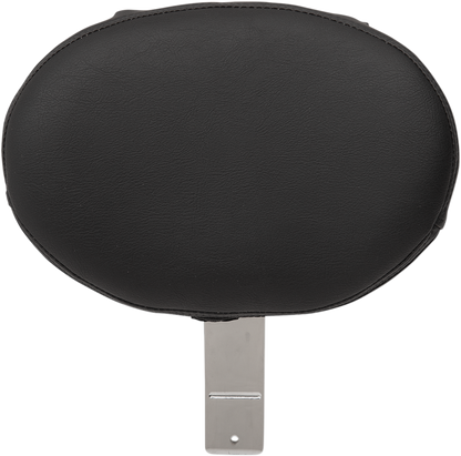 Drag Specialties large Black Ez Glide II Leather Low Profile Seat Backrest