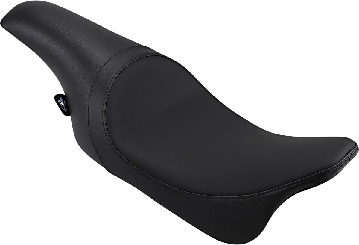 Drag Specialties Predator Smooth Solar Leather Seat for 2008-2024 Harley Touring
