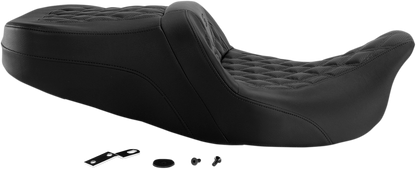 Saddlemen Roadsofa Lattice Stitch Gel Seat for 2008-2024 Harley Touring Models