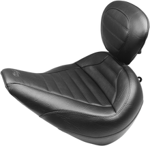 Mustang Tour Tuck n Roll Solo Seat & Backrest 2018-2022 Harley Softail Breakout