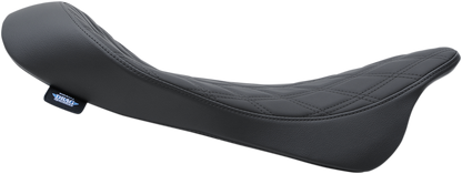 Drag Specialties Low Profile Diamond Solo Seat fits 2008-2024 Harley Touring