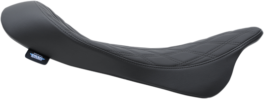 Drag Specialties Low Profile Diamond Solo Seat fits 2008-2024 Harley Touring