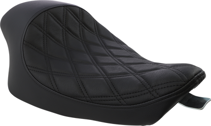Drag Specialties 3/4 Black Diamond Solo Seat 2004-2022 Harley Sportster Models